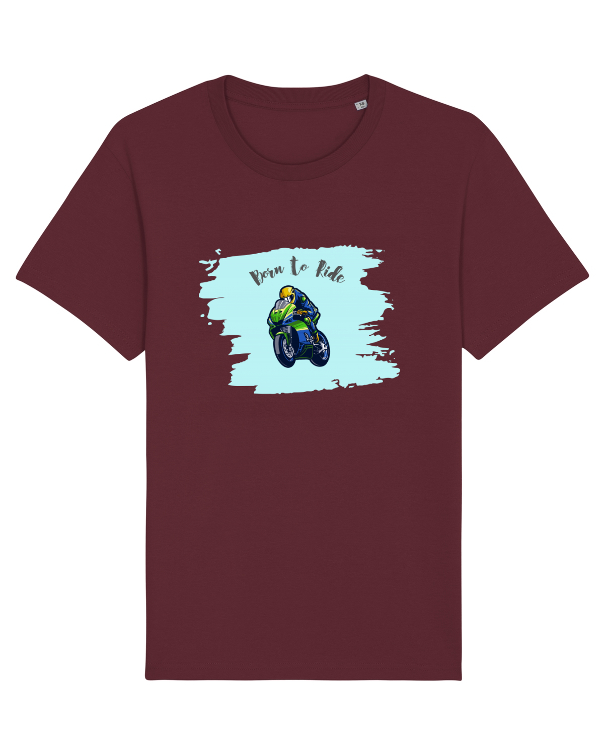 Tricou mânecă scurtă Unisex Rocker Burgundy