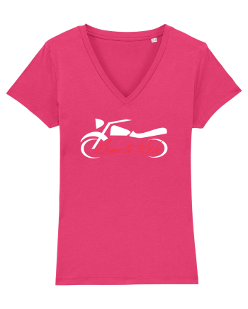 Motorcycle . Born To Ride Raspberry