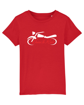 Motorcycle . Born To Ride Red