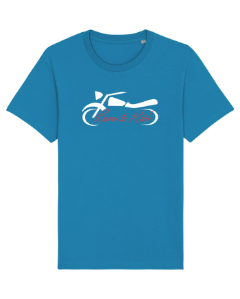 Motorcycle . Born To Ride Azur