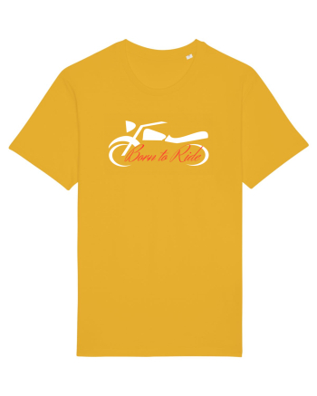 Motorcycle . Born To Ride Spectra Yellow