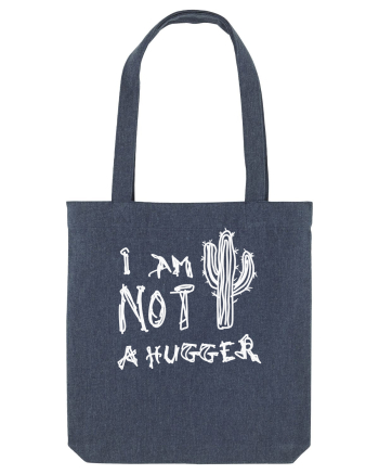 I Am Not A Hugger Midnight Blue