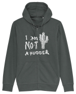 I Am Not A Hugger Hanorac cu fermoar Unisex Connector