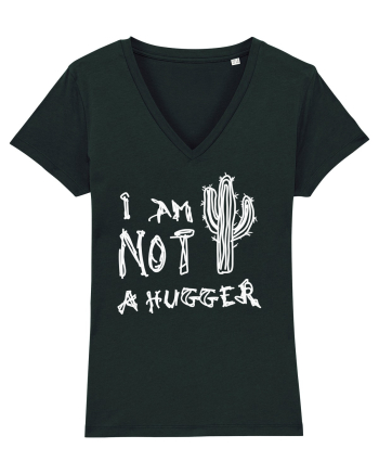 I Am Not A Hugger Black