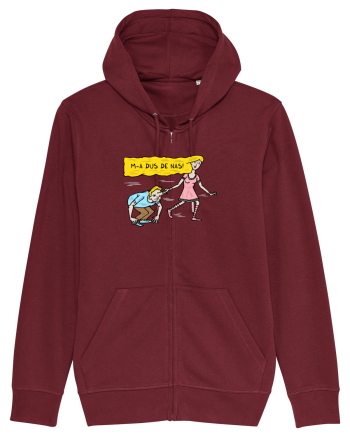 M-a dus de nas Burgundy