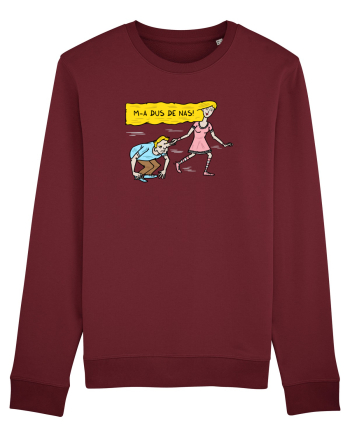 M-a dus de nas Burgundy