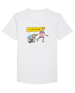 M-a dus de nas Tricou mânecă scurtă guler larg Bărbat Skater