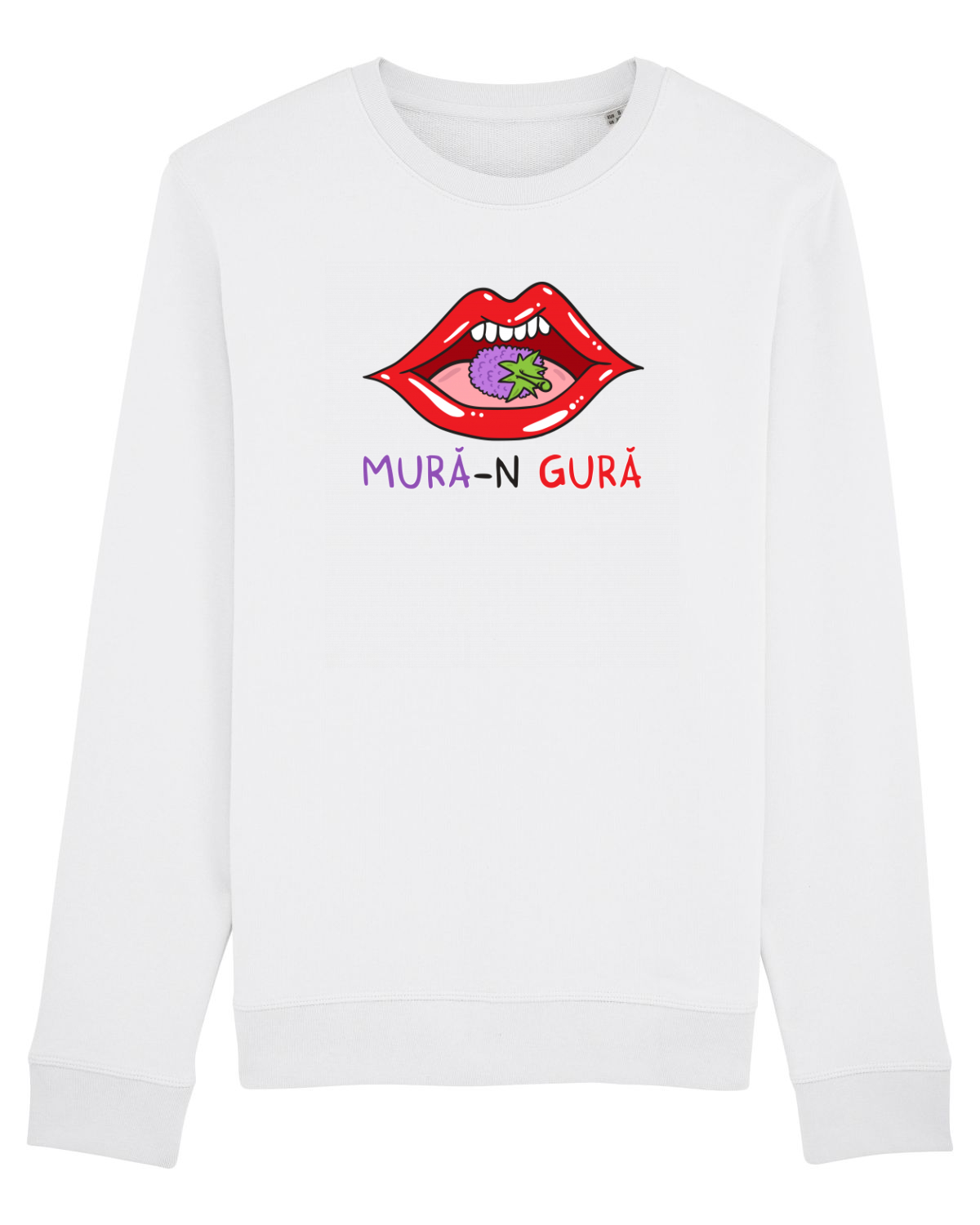 Bluză mânecă lungă Unisex Rise White