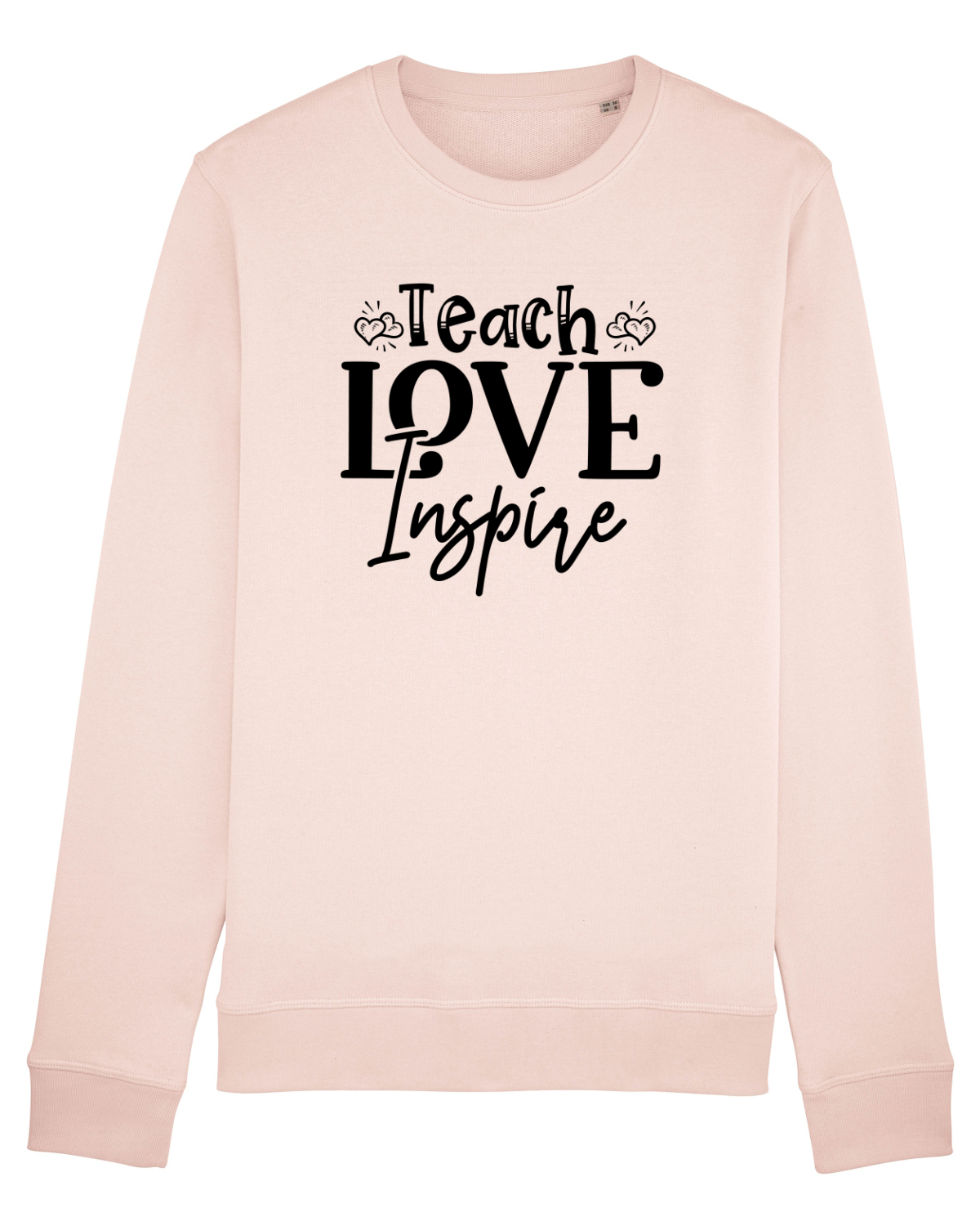 Bluză mânecă lungă Unisex Rise Candy Pink
