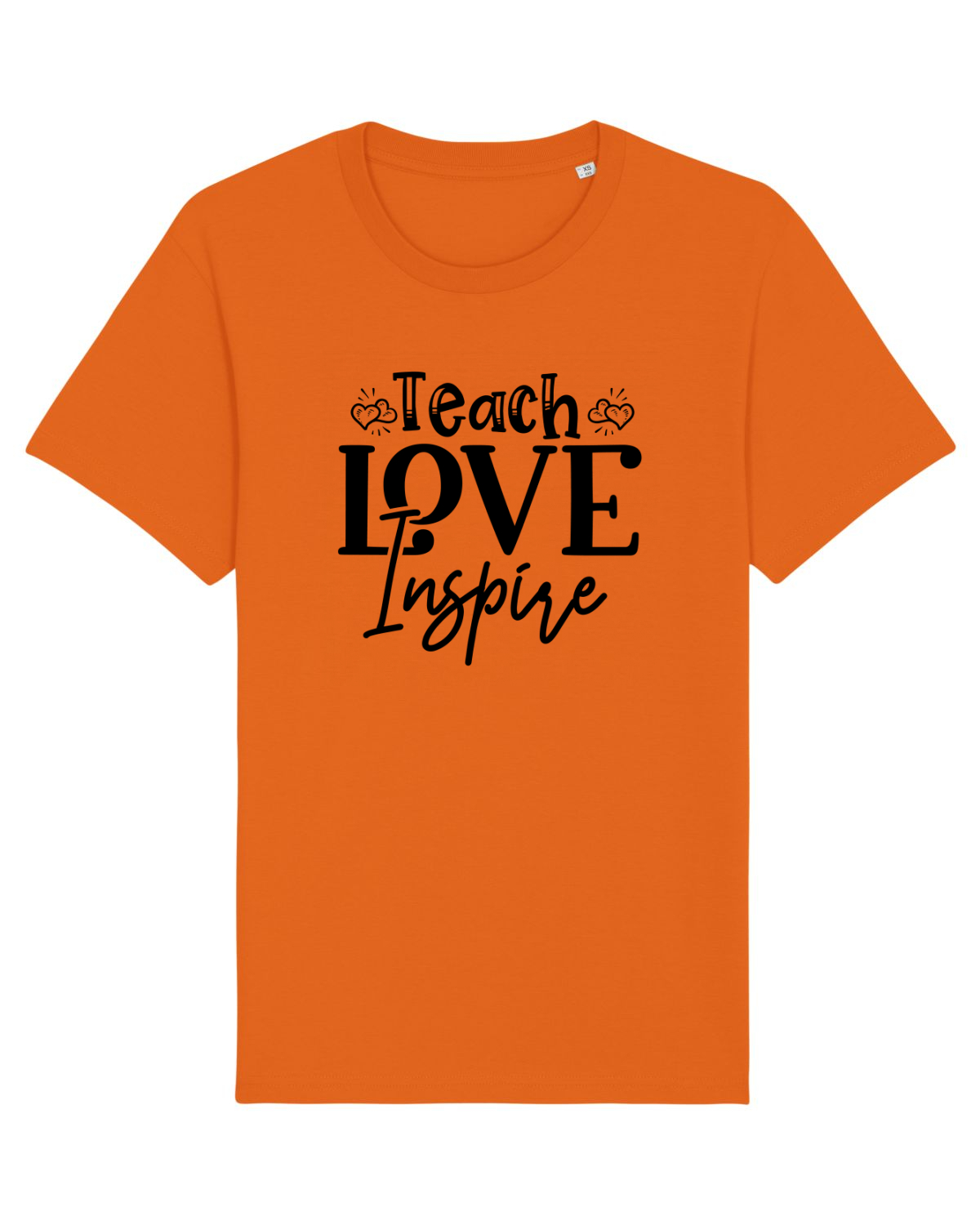 Tricou mânecă scurtă Unisex Rocker Bright Orange