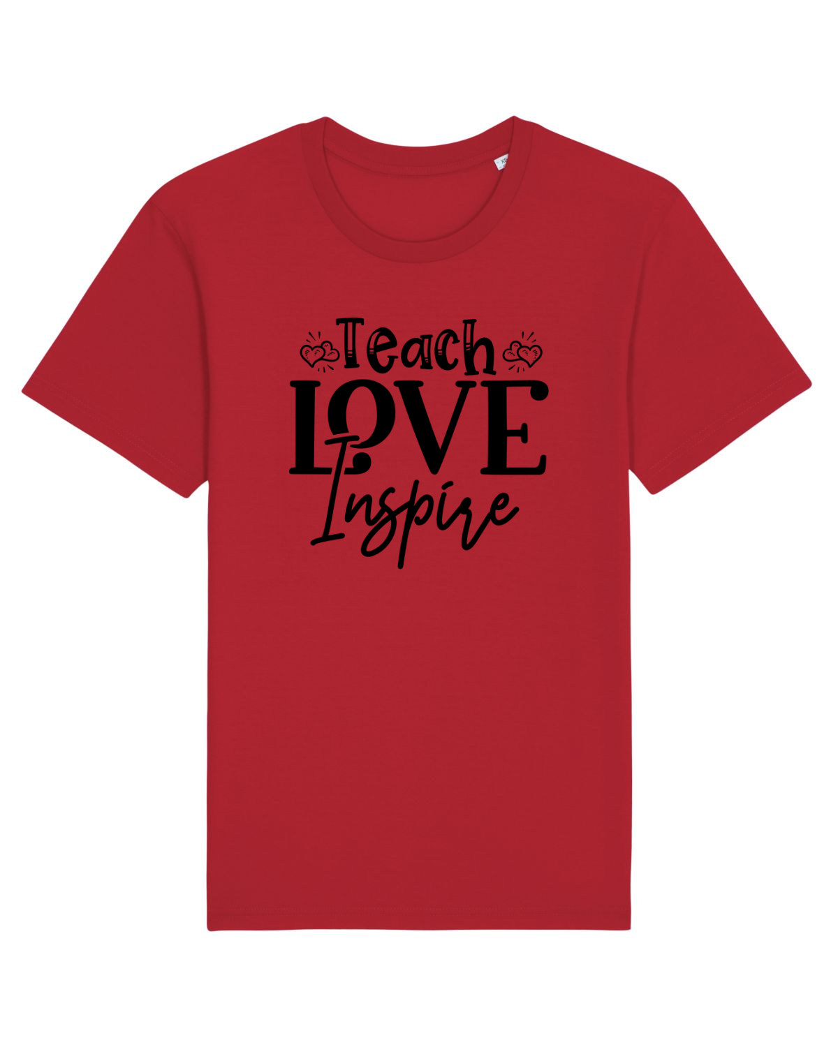 Tricou mânecă scurtă Unisex Rocker Red