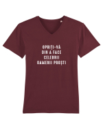 Celebrii Tricou mânecă scurtă guler V Bărbat Presenter