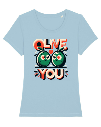 Olive you Sky Blue