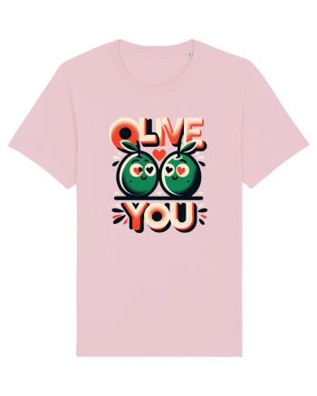 Olive you Cotton Pink
