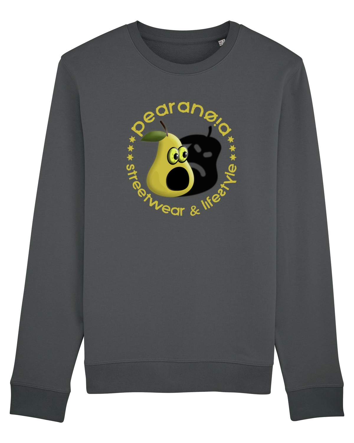 Bluză mânecă lungă Unisex Rise Anthracite