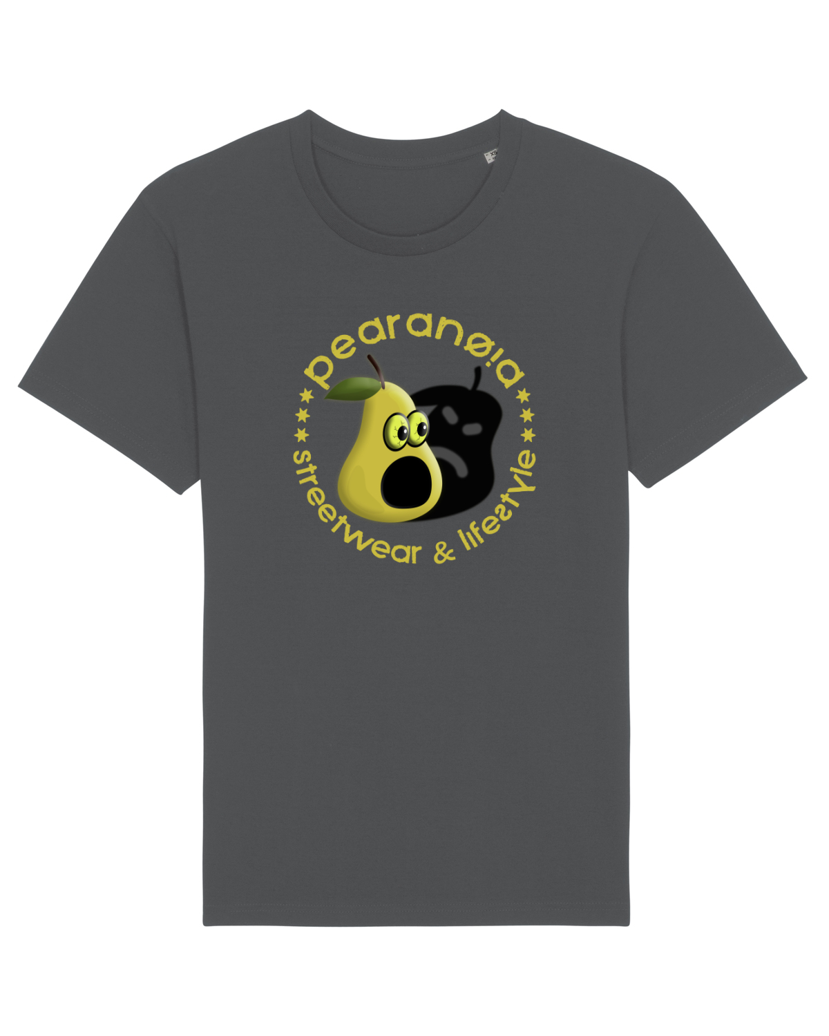 Tricou mânecă scurtă Unisex Rocker Anthracite