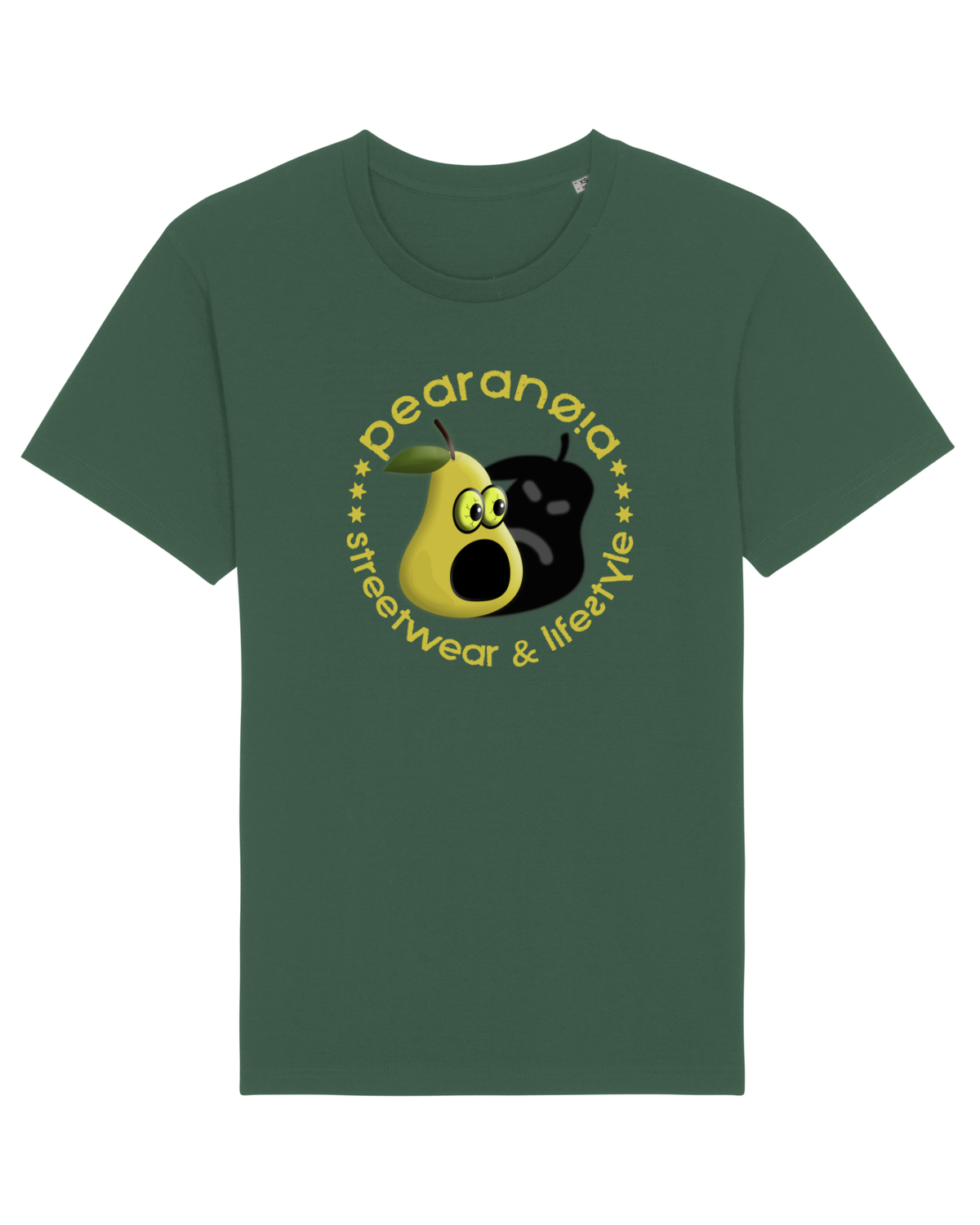 Tricou mânecă scurtă Unisex Rocker Bottle Green