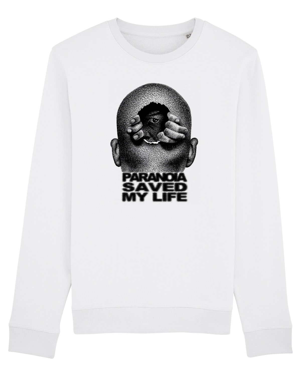 Bluză mânecă lungă Unisex Rise White
