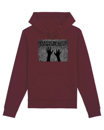 Paranoia Static TV New Trend, Streetwear & Lifestyle  Smart  Design Burgundy