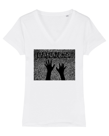 Paranoia Static TV New Trend, Streetwear & Lifestyle  Smart  Design White
