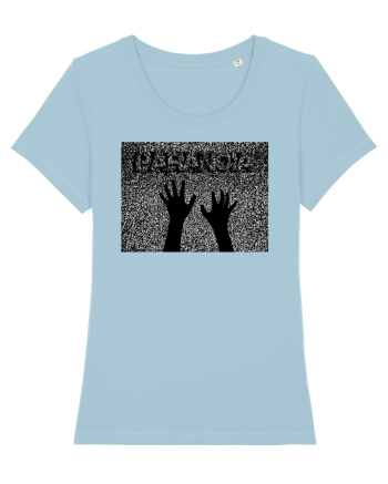 Paranoia Static TV New Trend, Streetwear & Lifestyle  Smart  Design Sky Blue