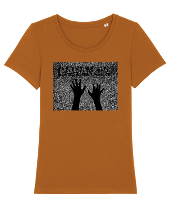 Paranoia Static TV New Trend, Streetwear & Lifestyle  Smart  Design Roasted Orange