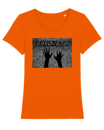 Paranoia Static TV New Trend, Streetwear & Lifestyle  Smart  Design Bright Orange