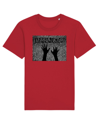 Paranoia Static TV New Trend, Streetwear & Lifestyle  Smart  Design Red