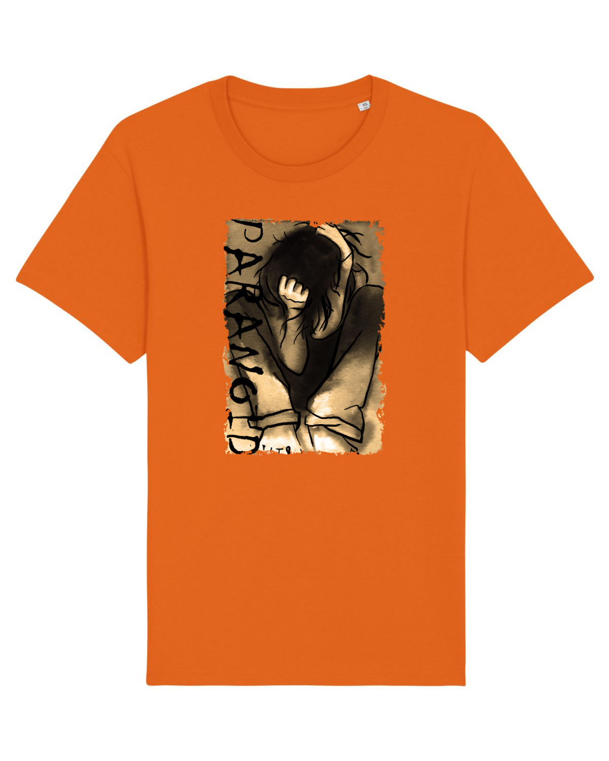 Tricou mânecă scurtă Unisex Rocker Bright Orange