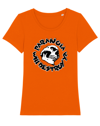 Paranoia  Will Destroy Ya New Trend, Streetwear & Lifestyle  Smart Design Bright Orange
