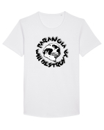 Paranoia  Will Destroy Ya New Trend, Streetwear & Lifestyle  Smart Design Tricou mânecă scurtă guler larg Bărbat Skater