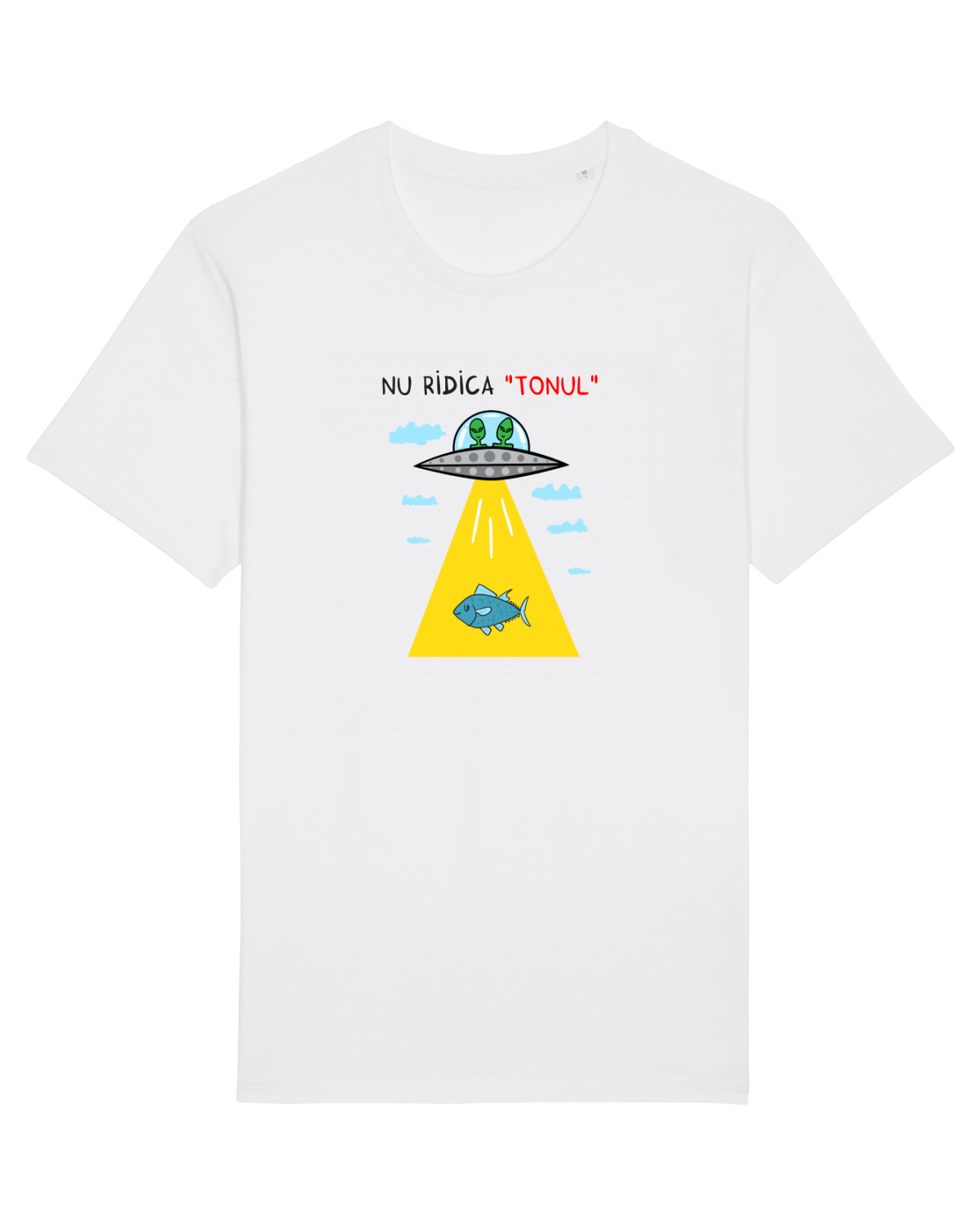 Tricou mânecă scurtă Unisex Rocker White