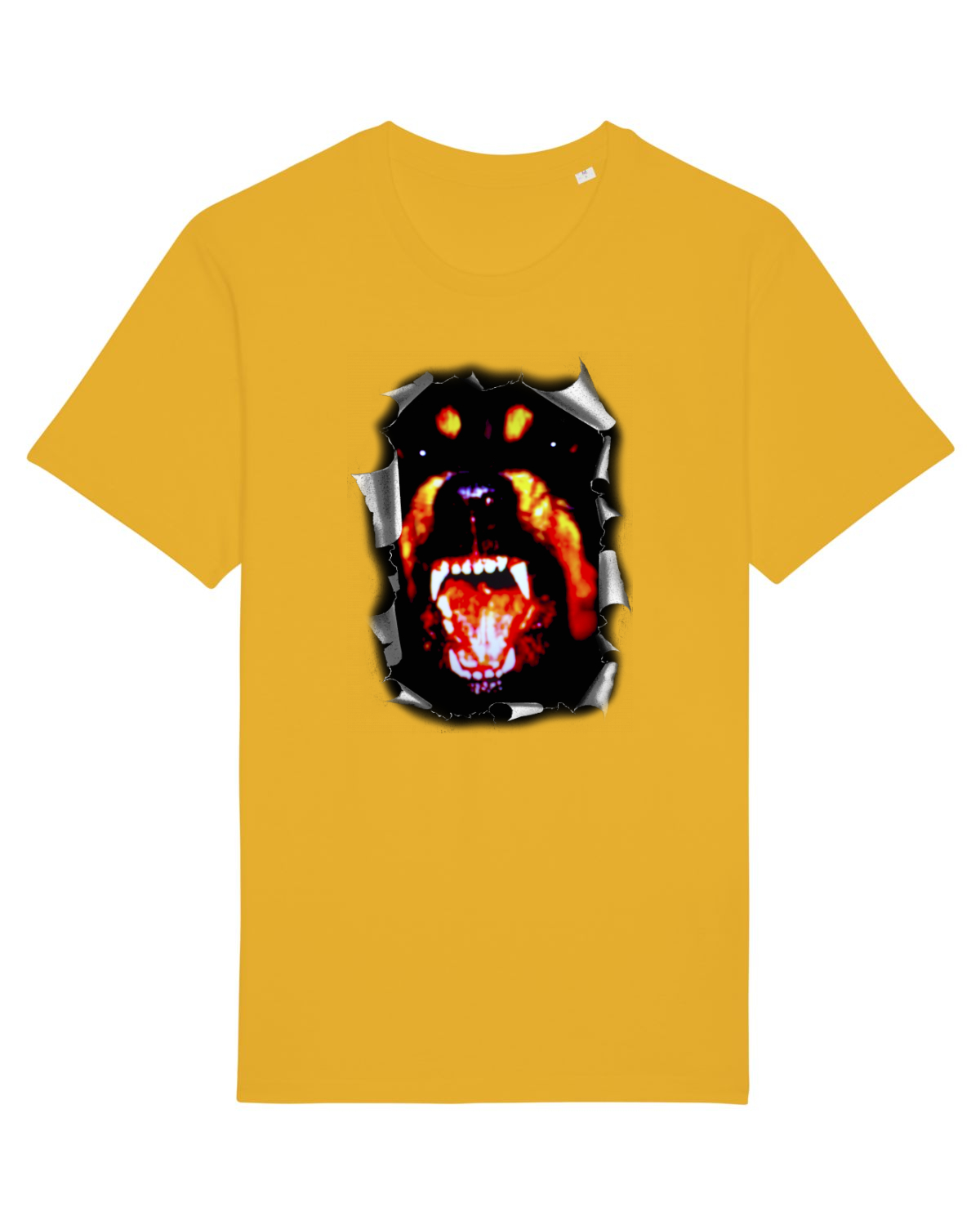 Tricou mânecă scurtă Unisex Rocker Spectra Yellow