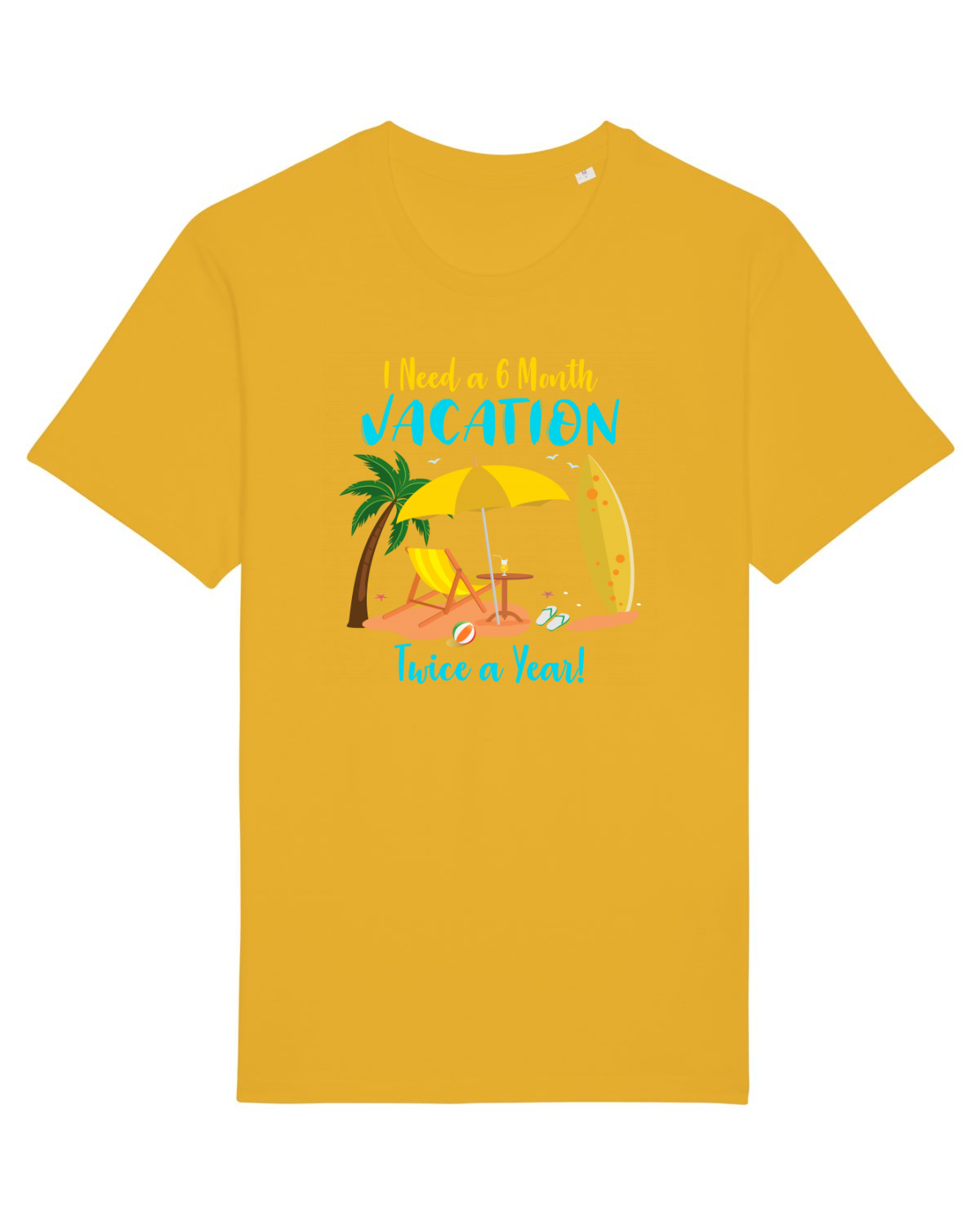 Tricou mânecă scurtă Unisex Rocker Spectra Yellow