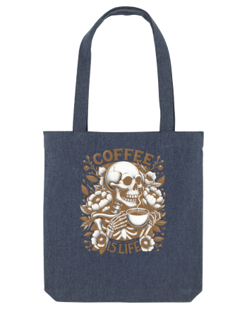 Coffee is Life Midnight Blue