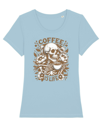 Coffee is Life Sky Blue