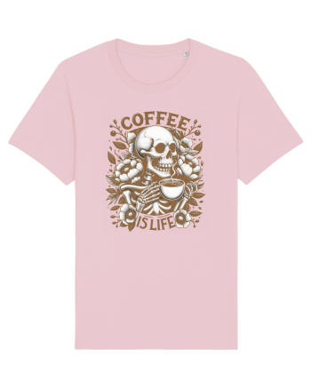 Coffee is Life Cotton Pink