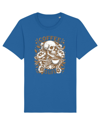 Coffee is Life Royal Blue