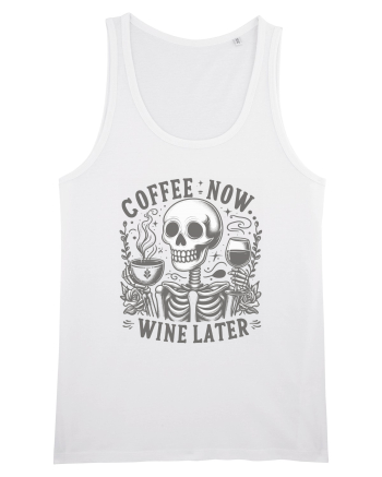 Coffee Now Wine Later White