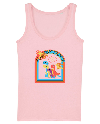 Funny Dinos Cotton Pink