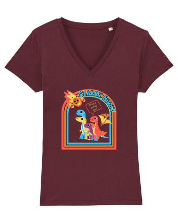 Funny Dinos Burgundy