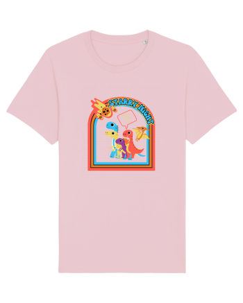 Funny Dinos Cotton Pink