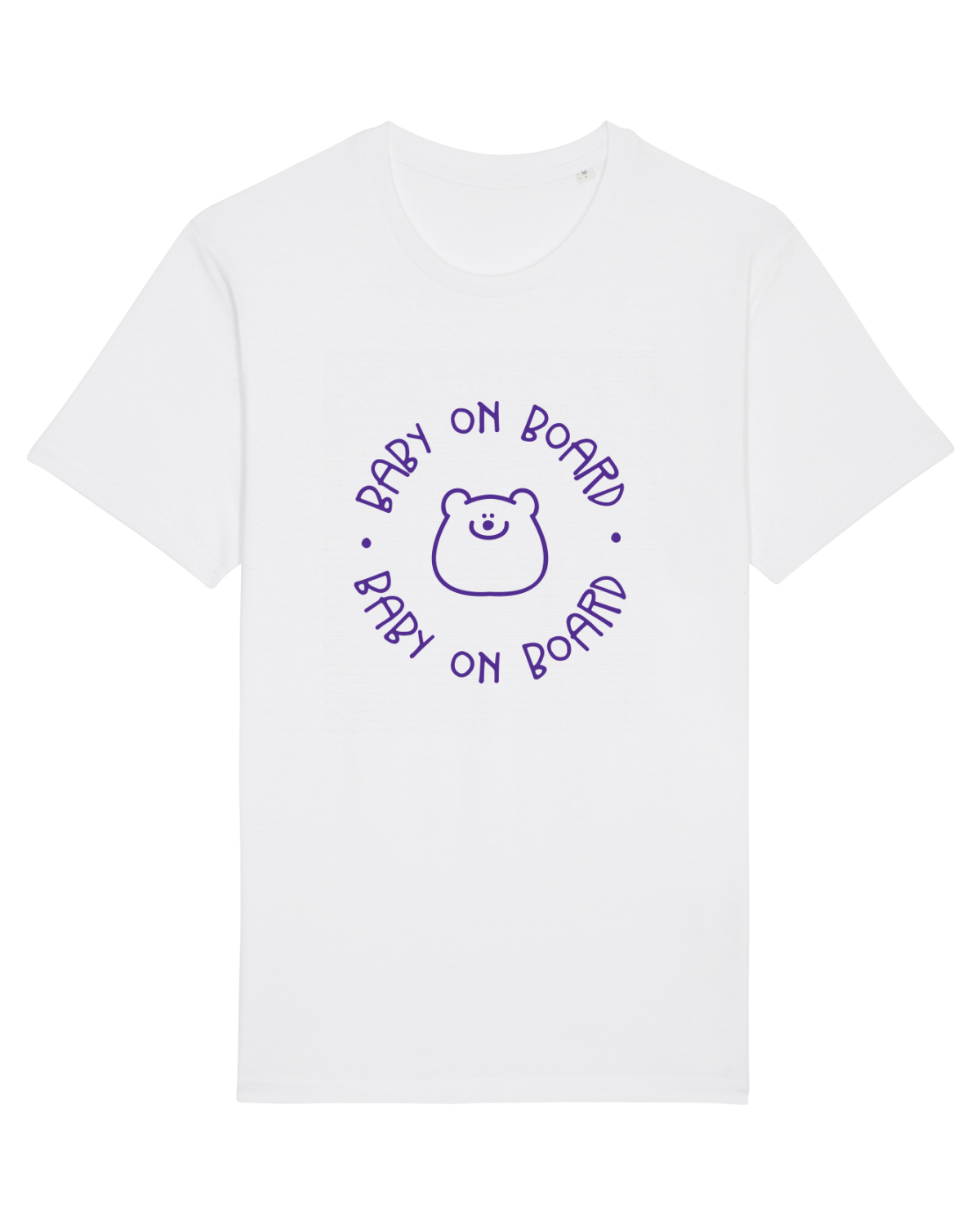 Tricou mânecă scurtă Unisex Rocker White