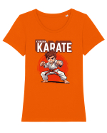 Kyocushin Karate Tricou mânecă scurtă guler larg fitted Damă Expresser