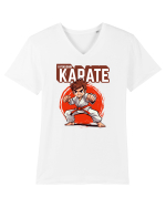 Kyocushin Karate Tricou mânecă scurtă guler V Bărbat Presenter