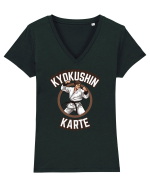 Kyocushin Karate Tricou mânecă scurtă guler V Damă Evoker