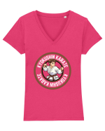 Kyocushin Karate Tricou mânecă scurtă guler V Damă Evoker