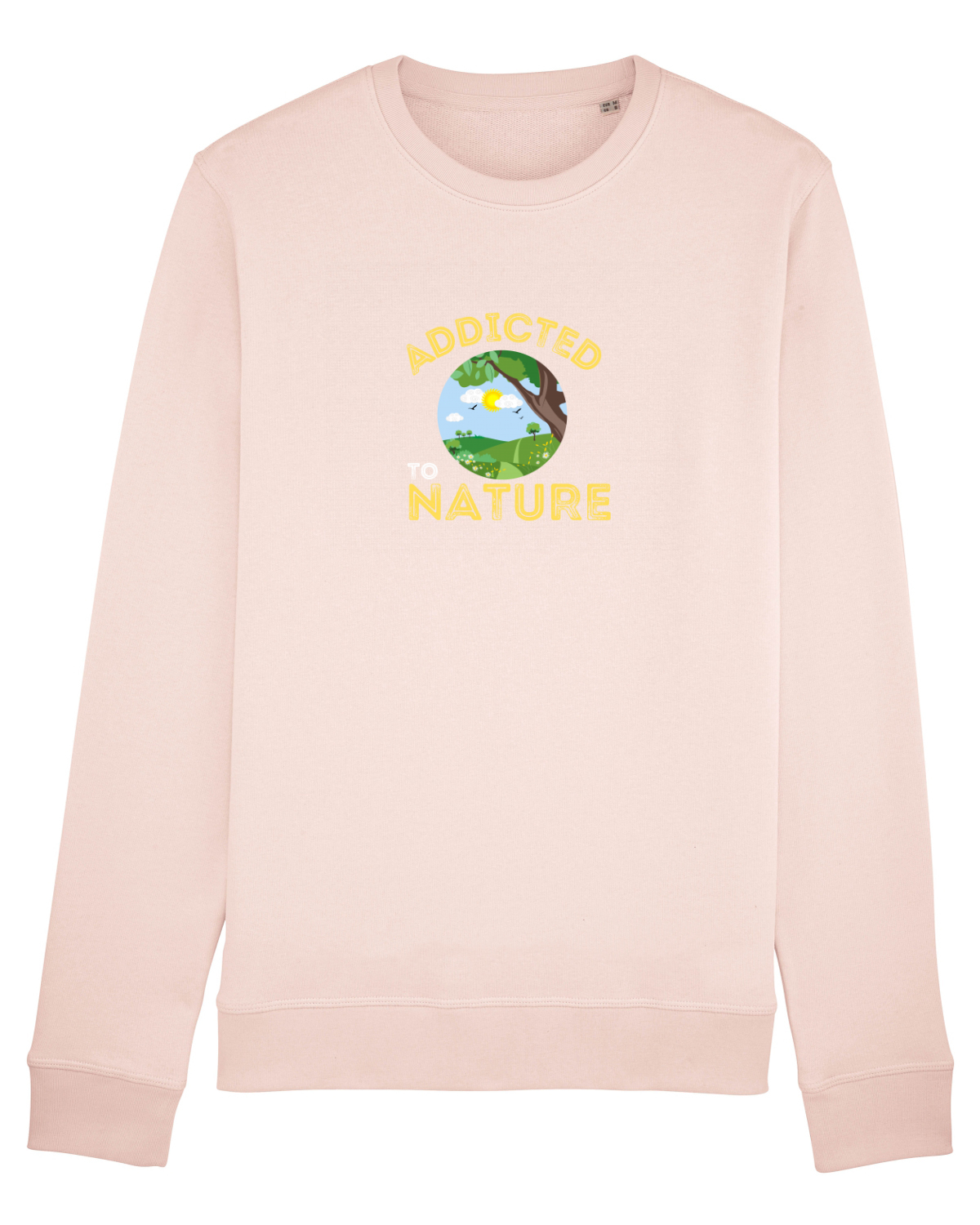 Bluză mânecă lungă Unisex Rise Candy Pink