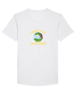 Addicted To Nature  Tricou mânecă scurtă guler larg Bărbat Skater