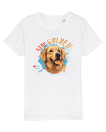 STAY GOLDEN - Golden Retriever Tricou mânecă scurtă  Copii Mini Creator